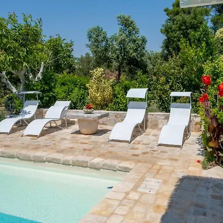 דירה Trulli Con Piscina Privata Il Torchio מרטינה פרנקה